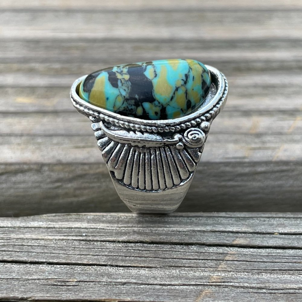 Ring Silver Tone Fashion Rings Jewelry Unisex Ring - Picture 6 of 11